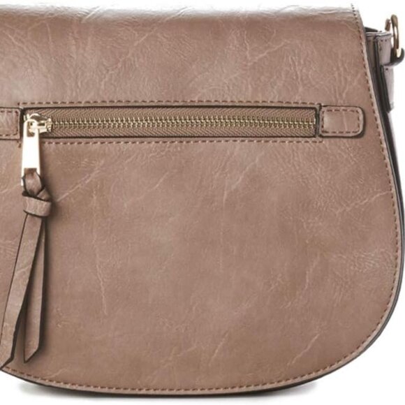 Jeane & jax vegan leather crossbody bag- Camille-🩶 ICE (grey) - Picture 8 of 8